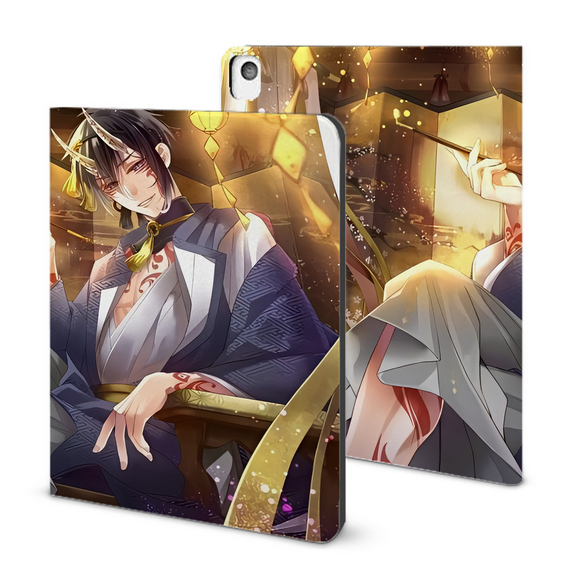 （画像用） 刀剣乱舞 Touken Ranbu IPadケース ペンホルダー付き ブックスタイルデザイン